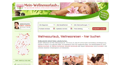 Desktop Screenshot of mein-wellnessurlaub.de
